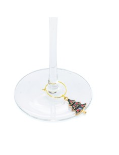 SET DE 6 AROS NAVIDEÑOS PARA COPAS "BRINDIS" 2