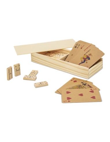 SET ECO DE DOMINÓ Y CARTAS "RECREO"