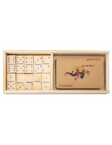 SET ECO DE DOMINÓ Y CARTAS "RECREO"