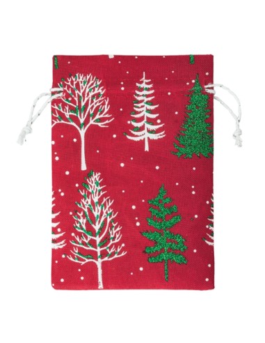 BOLSA REGALO NAVIDEÑA 10*14,5 CM "SNOWY"