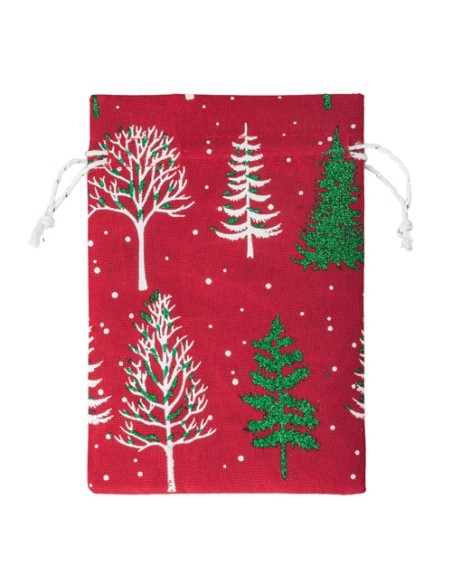BOLSA REGALO NAVIDEÑA 10*14,5 CM "SNOWY"