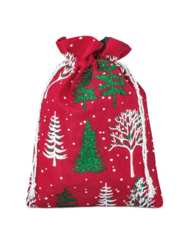 BOLSA REGALO NAVIDEÑA 13,5*18 CM "SNOWY"