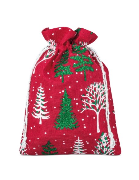 BOLSA REGALO NAVIDEÑA 13,5*18 CM "SNOWY"