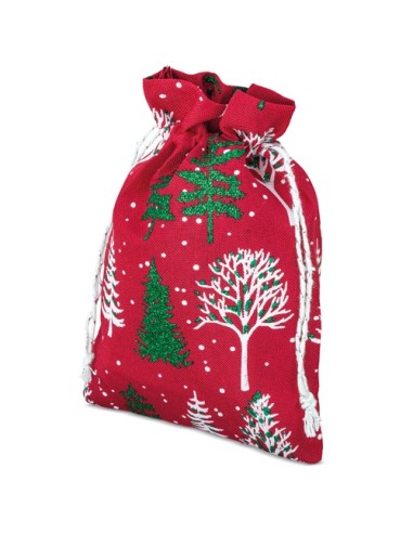 BOLSA REGALO NAVIDEÑA 13,5*18 CM "SNOWY"