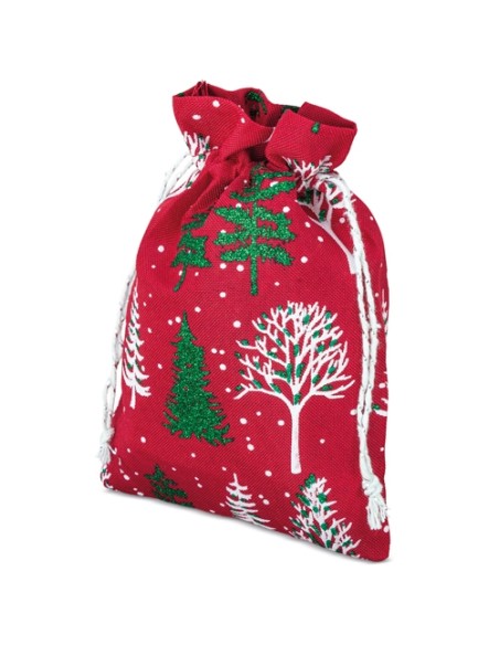 BOLSA REGALO NAVIDEÑA 13,5*18 CM "SNOWY"