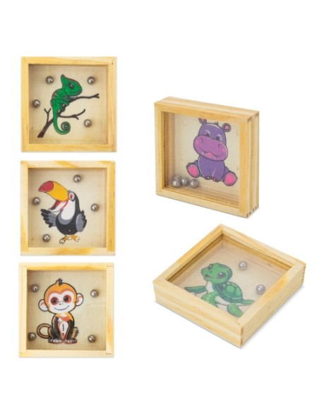 SET 5 LABERINTOS DE MADERA "JUNGLE"
