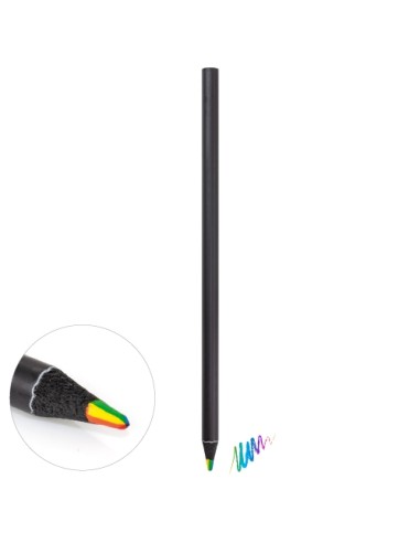 LÁPIZ DE MADERA MULTICOLOR "ARCOIRIS"