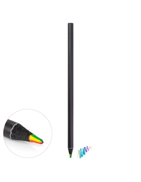 LÁPIZ DE MADERA MULTICOLOR "ARCOIRIS"