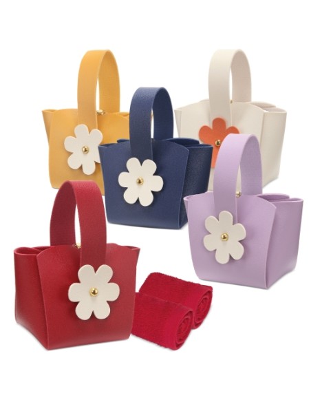 SET 5 BOLSITOS CON TOALLA "JULIETTE"