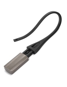 LLAVERO METAL/SILICONA “TITANIO” 2