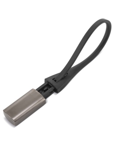 LLAVERO METAL/SILICONA “TITANIO”