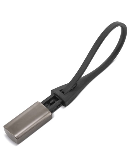 LLAVERO METAL/SILICONA “TITANIO”