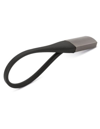LLAVERO METAL/SILICONA “TITANIO”