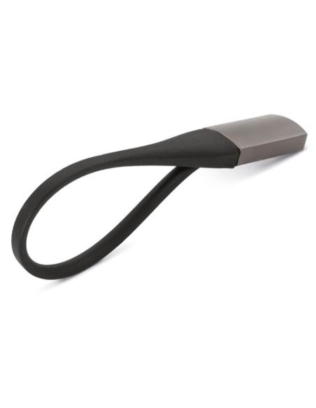 LLAVERO METAL/SILICONA “TITANIO”