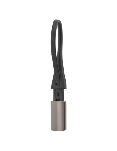LLAVERO METAL/SILICONA “TITANIO”