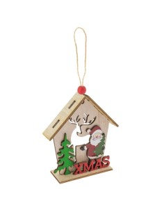 ADORNO NAVIDEÑO DE MADERA "LAPONIA"