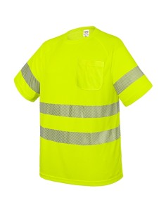 CAMISETA CON BOLSILLO Y BANDAS REFLECTANTES "ELÁST"