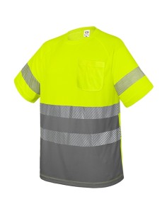 CAMISETA CON BOLSILLO Y BANDAS REFLECTANTES "ELÁST" 2