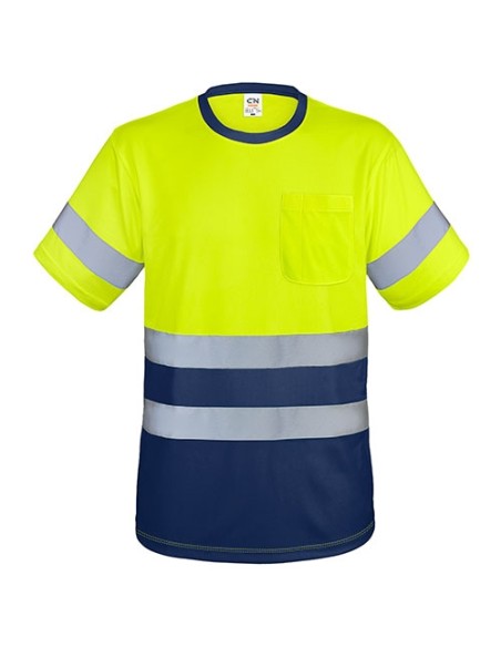 CAMISETA CON BOLSILLO Y BANDAS REFLECTANTES "KRZ"
