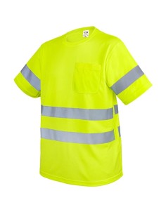 CAMISETA CON BOLSILLO Y BANDAS REFLECTANTES "KRZ"