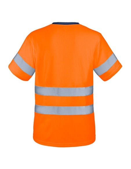 CAMISETA CON BOLSILLO Y BANDAS REFLECTANTES "KRZ"