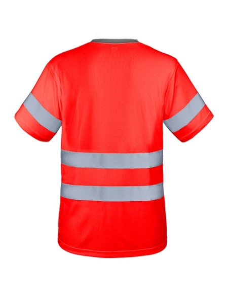CAMISETA CON BOLSILLO Y BANDAS REFLECTANTES "KRZ"