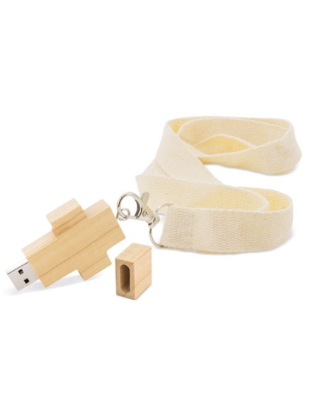 USB CRUZ DE BAMBÚ 32GB "HOLY"