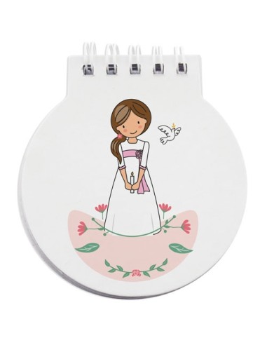 LIBRETA COMUNIÓN NIÑA "FRIDA"