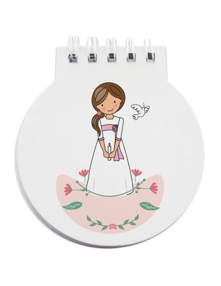 LIBRETA COMUNIÓN NIÑA "FRIDA"