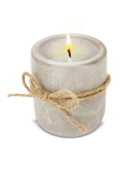 VELA AROMÁTICA ECOCEMENTO "STELLA"
