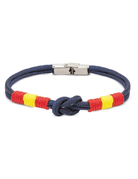 PULSERA BANDERA ESPAÑA AJUSTABLE "NEW BARLOVENTO"