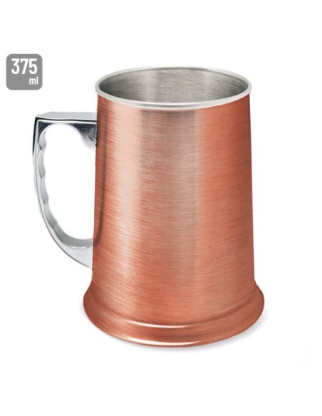 JARRA ACERO INOXIDABLE DOBLE CAPA 375ML "BERGEN"