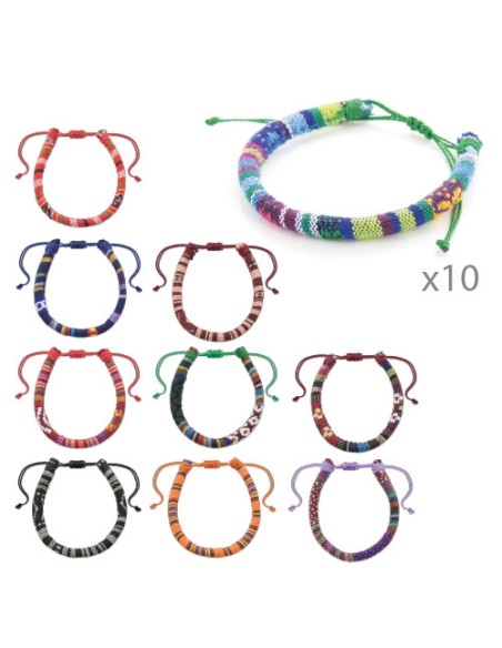 SET 10 PULSERAS "FRIENDSHIP"