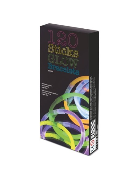 PULSERAS LUMINOSAS "NEÓN" (PACK DE 120)
