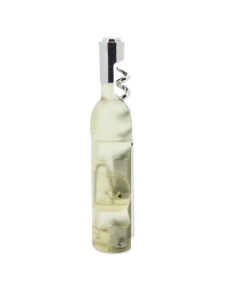 SACACORCHOS FORMA BOTELLA BLANCO