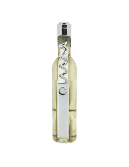 SACACORCHOS FORMA BOTELLA BLANCO