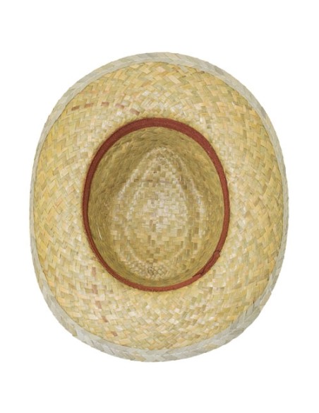 SOMBRERO PAJA VERDE CINTA INTERIOR "MARCO"