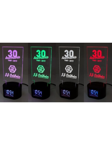 RELOJ LIGHT LOGO