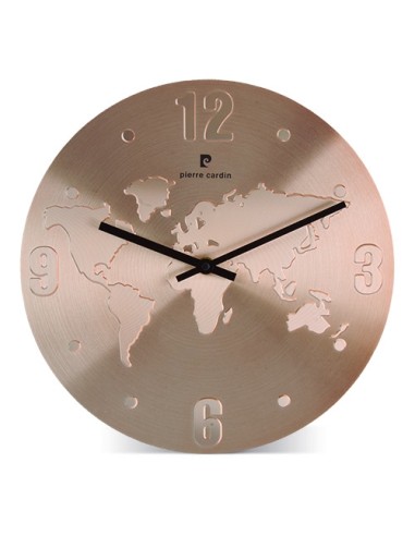 RELOJ MUNDI MAPA PIERRE CARDIN
