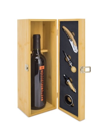 SET DE VINO BAMBÚ "PROVENZA"