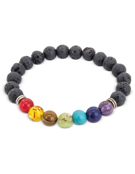 PULSERA PIEDRA VOLCÁNICA "HELENA"