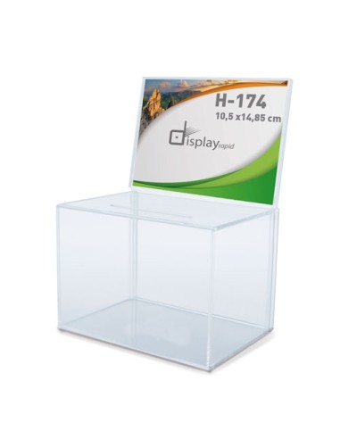 URNA PORTAGRAFICA A6 SIN CERRADURA "ELECTION"