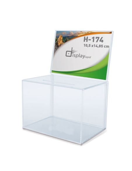 URNA PORTAGRAFICA A6 SIN CERRADURA "ELECTION"