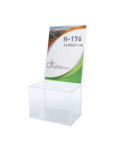 URNA PORTAGRAFICA A5 SIN CERRADURA "ELECTION"