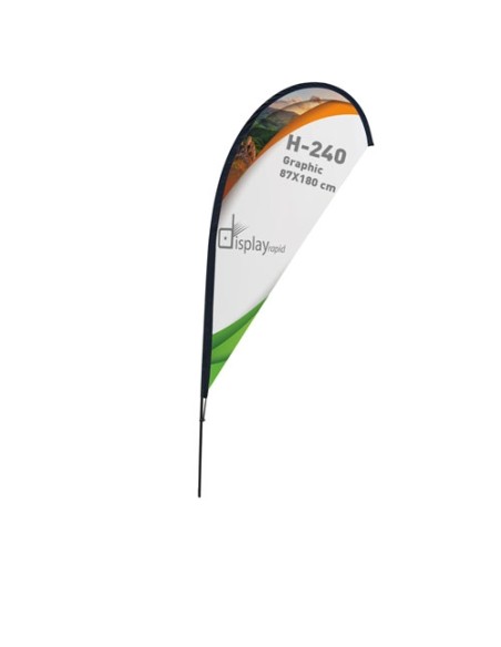BANDERA FORMA GOTA 2 M