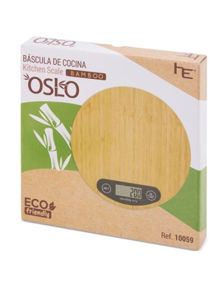 BASCULA DE COCINA BAMBU "OSLO"