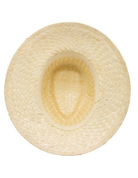 SOMBRERO PAJA CLARO CINTA INTERIOR