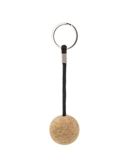 LLAVERO CORCHO CON BOLA TRIDIMENSIONAL "LAUPIN"