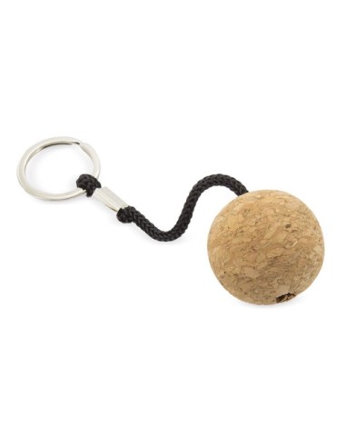 LLAVERO CORCHO CON BOLA TRIDIMENSIONAL "LAUPIN"