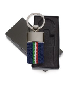 LLAVERO CINTURON BANDERA ITALIA BLANCO "DEREX" 2